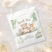 Sachets En Papier Baby shower boisé Forêt animale mignonne (Coupé)