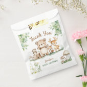Sachets En Papier Baby shower boisé Forêt animale mignonne (Scellé)