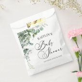 Sachets En Papier Baby shower botanique Feuille Green Eucalyptus (Scellé)