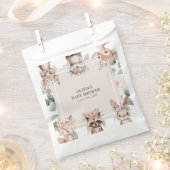 Sachets En Papier Baby shower Chic Boho Woodland Animaux (Coupé)