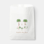 Sachets En Papier Baby shower Chic Retro Palm Springs (Devant)