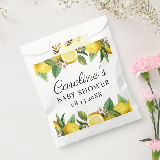 Sachets En Papier Baby shower Citrus citron (Scellé)