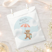 Sachets En Papier Baby shower classique Teddy Bear Pastel (Coupé)
