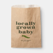 Sachets En Papier Baby shower cultivé localement | Moderne, minimali (Devant)