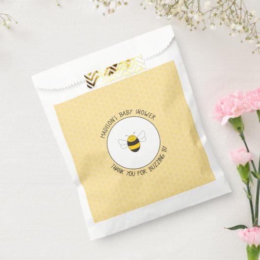 Sachets En Papier Baby shower d'abeilles (Scellé)