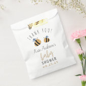 Sachets En Papier Baby shower d'abeilles mignonne (Scellé)