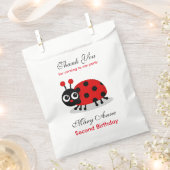 Sachets En Papier Baby shower d'anniversaire de Ladybug (Coupé)