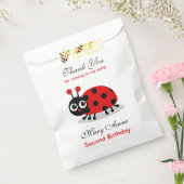 Sachets En Papier Baby shower d'anniversaire de Ladybug (Scellé)