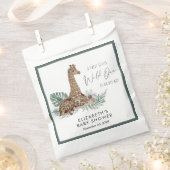 Sachets En Papier Baby shower d'aquarelle Boho Giraffe (Coupé)