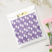 Sachets En Papier Baby shower d'aquarelle violet Motif d'empreinte (Scellé)