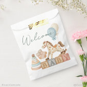Sachets En Papier Baby shower d'automne Boho Personnalisé