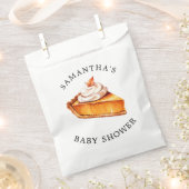 Sachets En Papier Baby shower d'automne du Citrouille Cutie Pie (Coupé)