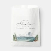 Sachets En Papier BABY SHOWER d'aventure CLOVER Mountain Lake (Devant)
