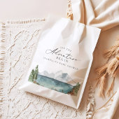 Sachets En Papier BABY SHOWER d'aventure CLOVER Mountain Lake