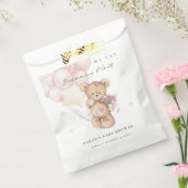 Sachets En Papier Baby shower de ballon d'ours d'attente blanc mou (Scellé)
