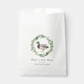 Sachets En Papier Baby shower de canard de Mallard neutre pour les f (Devant)