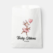 Sachets En Papier Baby shower de cerfs (Devant)