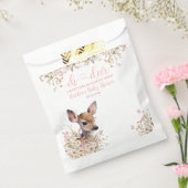 Sachets En Papier Baby shower de cerfs de bois fille (Scellé)