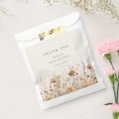 Sachets En Papier Baby shower de champ Fleur sauvage d'automne (Scellé)