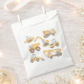 Sachets En Papier Baby shower de construction Truck Party (Coupé)
