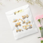 Sachets En Papier Baby shower de construction Truck Party (Scellé)