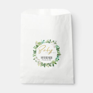 SACHETS EN PAPIER BABY SHOWER DE COULEUR DE L'EAU DE COULEUR DE L'EA