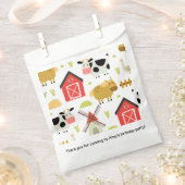 Sachets En Papier Baby shower de fête d'anniversaire agricole (Coupé)