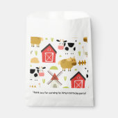 Sachets En Papier Baby shower de fête d'anniversaire agricole (Devant)