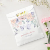 Sachets En Papier Baby shower de fille papillon rose violet (Scellé)