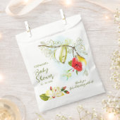 Sachets En Papier Baby shower de la fête du thé aux colibris (Coupé)