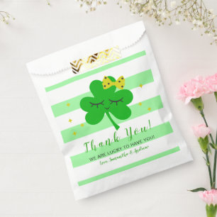 Sachets En Papier Baby shower de la Saint Patrick Merci