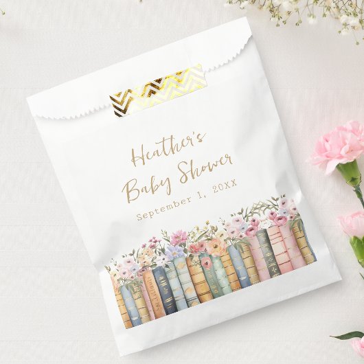 Sachets En Papier Baby shower de livres