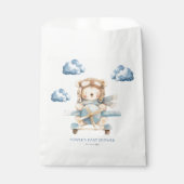 Sachets En Papier Baby shower de l'ours en peluche (Devant)