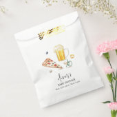 Sachets En Papier Baby shower de pacifier des bières de pizza rustiq (Scellé)