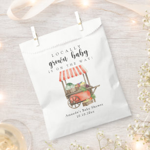 Sachets En Papier Baby shower de panier de marché pour bébés cultivé