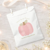 Sachets En Papier Baby shower de petite fille Citrouille (Coupé)