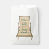 Sachets En Papier Baby shower de plage Merci Favor Sac (Devant)