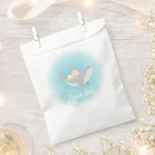 Sachets En Papier Baby shower de requin doux (Coupé)