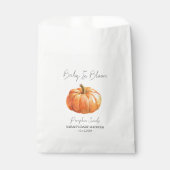 Sachets En Papier Baby shower de semences Citrouille Baby In Bloom l (Devant)