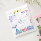 Sachets En Papier Baby shower de sirène aquarelle (Scellé)
