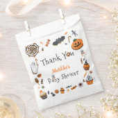 Sachets En Papier Baby shower d'Halloween de Little Boo (Coupé)