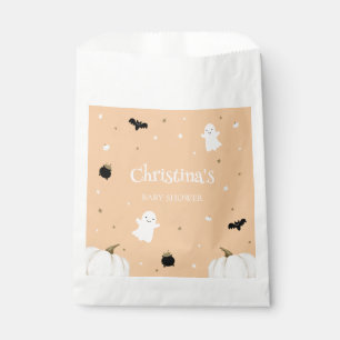 Sachets En Papier Baby shower d'Halloween orange
