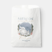 Sachets En Papier Baby shower d'hiver moelleux Bunny (Devant)