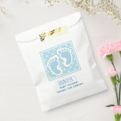 Sachets En Papier Baby shower d'illustration mignonne Blue Baby Boy' (Scellé)