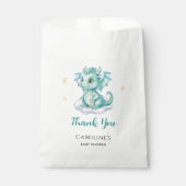 Sachets En Papier Baby shower Dragon mou (Devant)