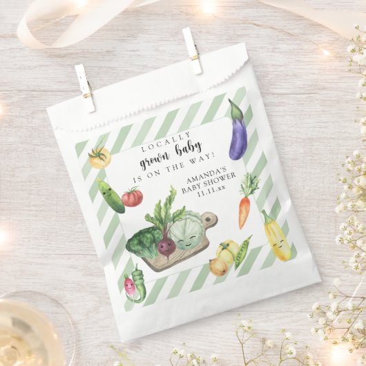 Sachets En Papier Baby shower du marché des producteurs de bébés cul (Coupé)