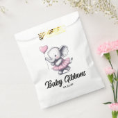 Sachets En Papier Baby shower éléphant (Scellé)