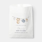 Sachets En Papier Baby shower en ligne Boho simple (Devant)