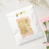 Sachets En Papier Baby shower Favoriser Sac "Classique Rose/Or" (Scellé)