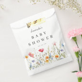 Sachets En Papier Baby shower fleur sauvage (Scellé)